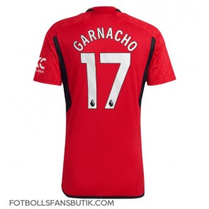 Manchester United Alejandro Garnacho #17 Replika Hemmatröja 2023-24 Kortärmad